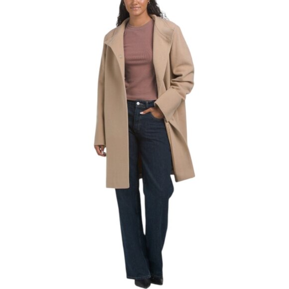 ICONS BY CINZIA ROCCA Jackets & Blazers - ICONS BY CINZIA ROCCA Made In Italy Wool Cashmere Blend Coat